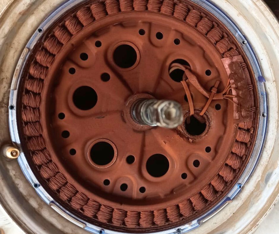 rusting inside bldc hub motor