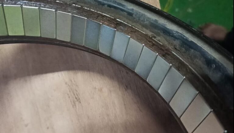 replacement of motor magnets in bldc hub motor by pspowers