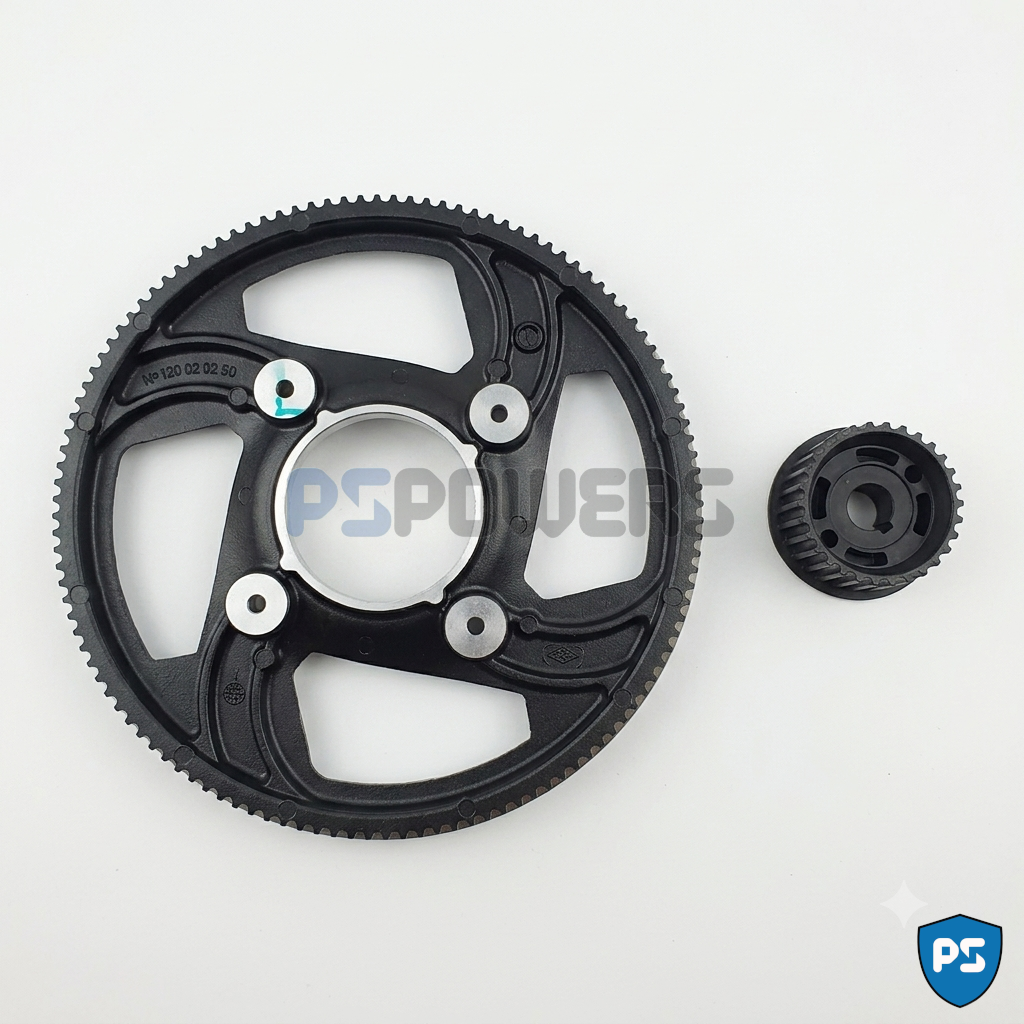 Wheel and Motor Pully Set - Revolt 400